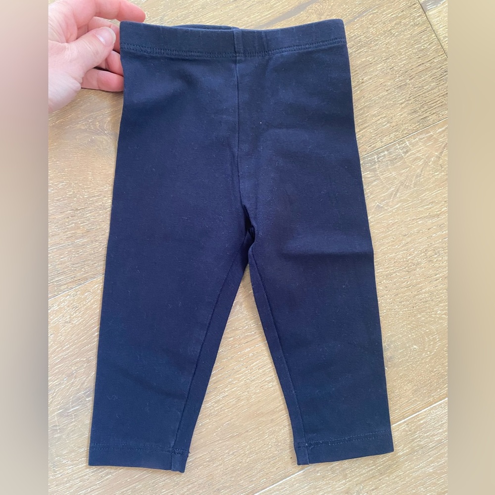 Bout’Chou france baby navy blue leggings pants 6m